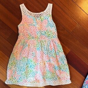 Colorful Lace Kids Dress